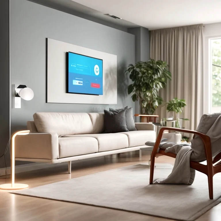 Smart home devices displaying app control